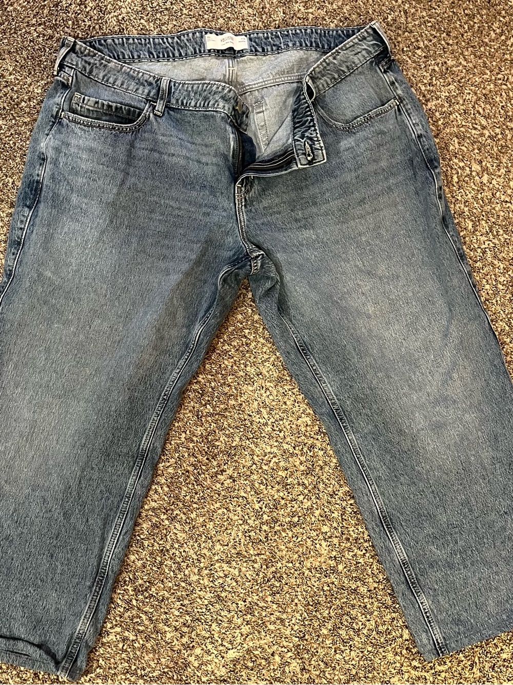 Hollister Faded Blue Relaxed Womens Jeans